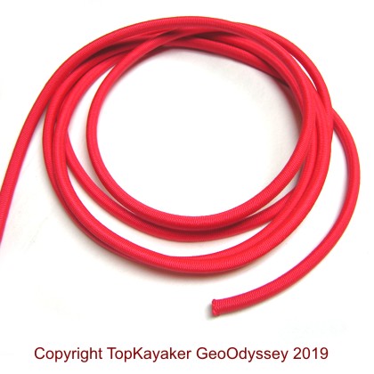 RED Bungee Cord, 3/16 in., (sold by the foot)