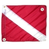 14x18 Diver Down FLAG, red