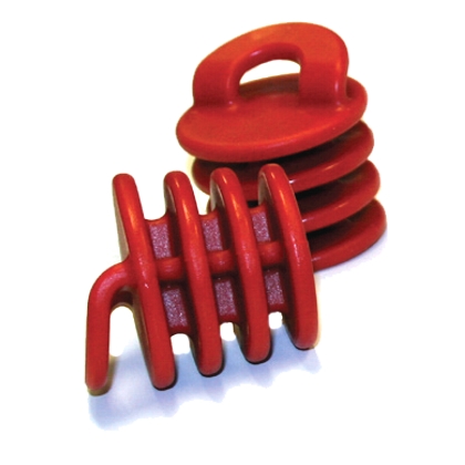 (image for) Lrg. Scupper Stoppers, 30 pack, red