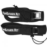 15 ft Roof Rack Tie Down Straps, one pair